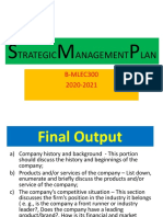Ace Strategicmanagementplan