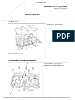 Valve Clearence R18Z1