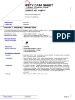 Antiseptic Disinfectant Safety Data Sheet