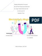 Trabajo Fisica Electricidad y Magnetismo