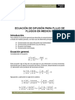 Solucion Numerica de La Ecuación de Difusion