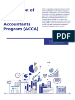 Association of Chartered Certified Accountants Program (ACCA)