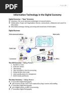 Information Technology in The Digital Economy