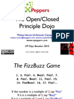 The Open/Closed Principle Dojo: Matteo Vaccari & Antonio Carpentieri