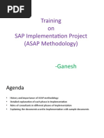 Training On ASAP Methodology