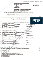 BHS Bengaluru ICSE10 Chem ModelExam 19-20