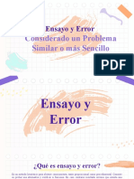 Proyecto Ensayo y Error y Problema Simple