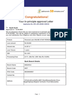 Congratulations!: Your In-Principle Approval Letter