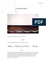 Floating Point Representation