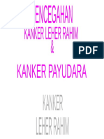 Pencegahan Kanker Leher Rahim Kanker Payudara