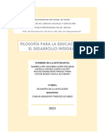 Desarrollo integral: educación, persona y sociedad