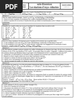 Les Reactions D Oxydo Reduction Exercices Non Corriges 2