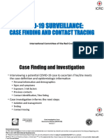COVID-19 SURVEILLANCE Contact Tracing and Case Finding