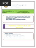 Interpret Working Plan and Sketches: Bohol International Learning College