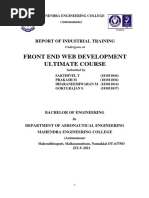 Report of Industrial Training