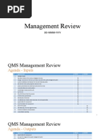 Management Review: Dd-Mmm-Yyyy