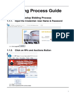 Binding Process Guide: 1.1. Single Envelop Bidding Process