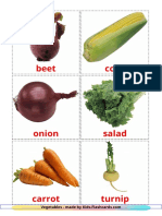 Vegetables 6 A4