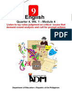 English: Quarter 4, Wk. 1 - Module 4