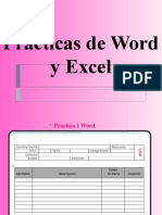 Practicas de Word y Excel