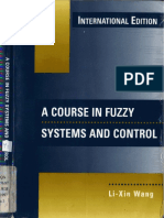 A Course in Fuzzy Systemsand Control