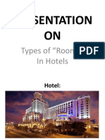 Presentation ON: Types of "Rooms" in Hotels