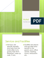 Hotel: Facilities and Services