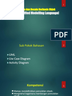 Analisa Dan Desain Berbasis Objek: UML (Unified Modelling Language)