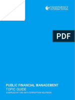 75. Public Financial Managment Topic Guide- By Transparency International