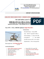 BO105 IFR Price Reduced Specifications