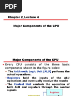 Ch2 - Lec4 - Major Components of The Cpu