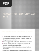 Gratuity Act 1972