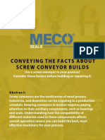 Conveying The Facts About Scre W Conveyor Builds: Abstrac T