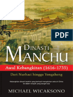 Sejarah China - Dinasti Manchu 1616-1735