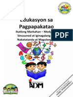 ESP1-Module 1 - Sinusunod at Iginagalang Ko, Nakatatanda at Magulang Ko