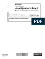 Accounting (Modular Syllabus) : Pearson Edexcel