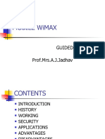 Mobile Wimax: Guided by Prof - Mrs.A.J.Jadhav