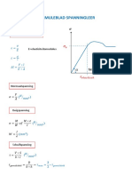 Formuleblad Spanningleer