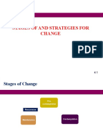 Stages and Strategies for Change