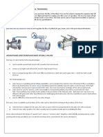 Types of Ball Valves (Floating, Trunnion)