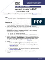 Central Venous Pressure (CVP) Measurement: Key Points
