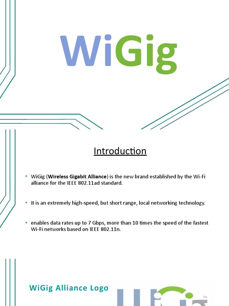 Wigig | PDF | Ieee 802.11 | Wi Fi