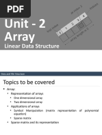 Unit-2 Array Representation