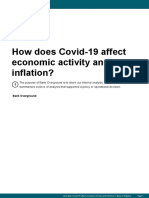 How Does Covid-19 Affect Economic Activity and Inflation?