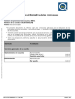 Documento Informativo Comisiones