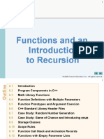 Functions and An To Recursion: 2006 Pearson Education, Inc. All Rights Reserved