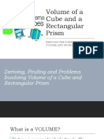 Volume of A Cube and A Rectangular Prism
