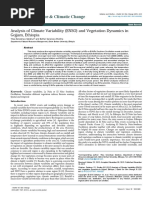 Analysis of Climate Variability Enso and Vegetation Dynamics Ingojjam Ethiopia 2157 7617 1000320