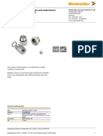 Adapter Datasheet for 3/4" to 1/2