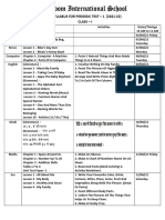 PT-1 Syllabus Class 1 2021-22